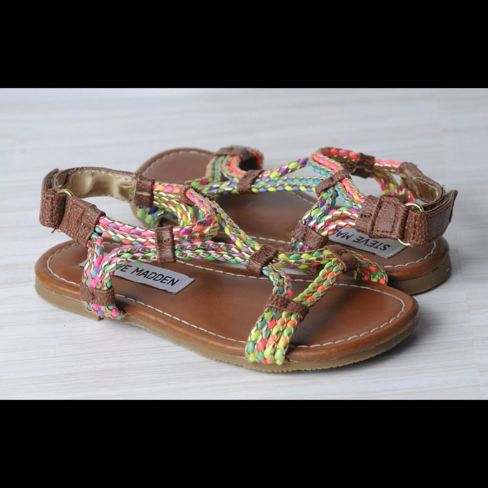 Steve Madden Girl's Multi-Colored Sandals